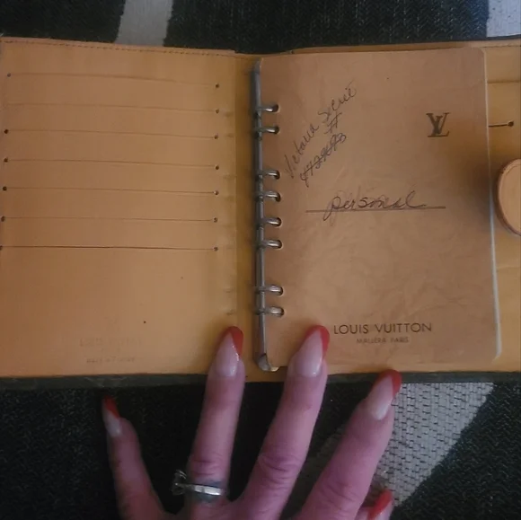 LOUIS VUITTON Address, Business, Journal, Agender, Notes, Book, Office Book,hp🔥 - Picture 4 of 16
